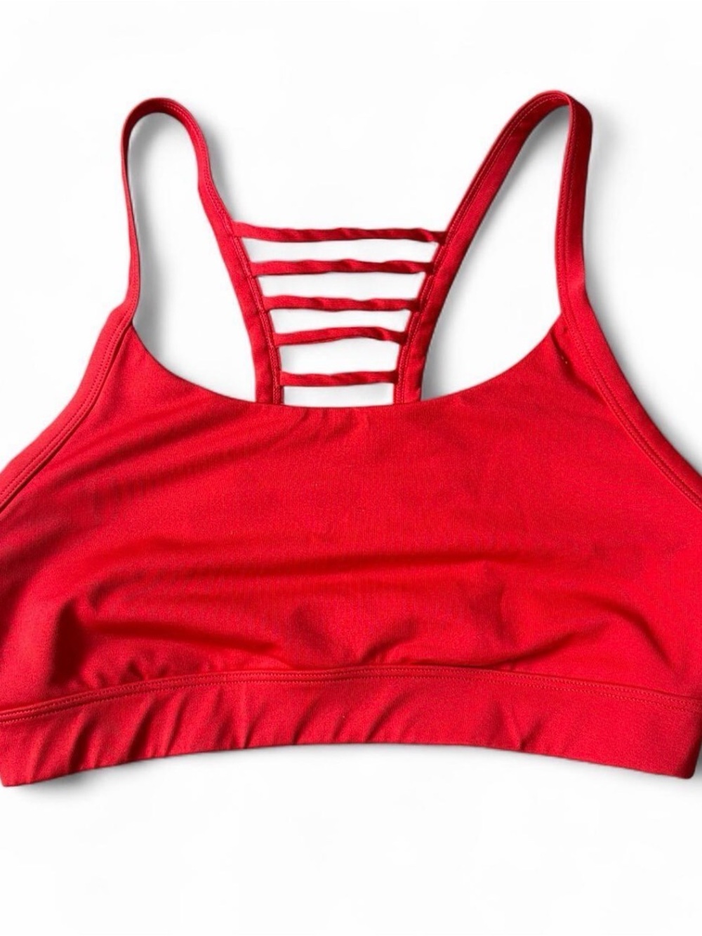 Nike Red Strappy Back Sports Bra